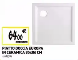 Tecnomat Piatto doccia europa in ceramica 80x80 cm offerta