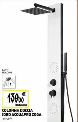 Tecnomat Colonna doccia idro acquapro zoga offerta