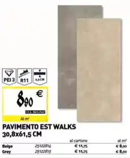 Tecnomat Pavimento est walks 30,8x61,5 cm offerta