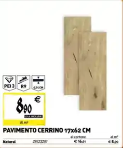 Tecnomat Pavimento cerrino 17x62 cm offerta