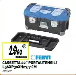 Tecnomat FERVI Cassetta 22" portautensili L56XP30XH27,7 CM offerta