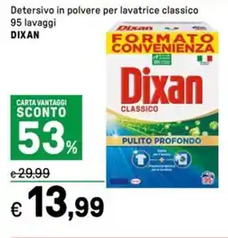 Iper La Grande Detersivo in polvere per lavatrice classico DIXAN offerta
