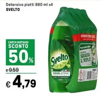 Detersivo piatti SVELTO
