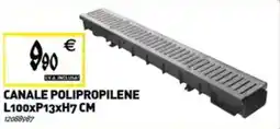 Tecnomat Canale polipropilene L100xP13xH7 CM offerta