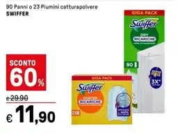 Iper La Grande 90 Panni o 23 Piumini catturapolvere SWIFFER offerta