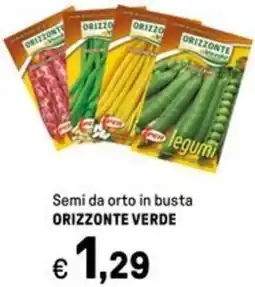 Iper La Grande Semi da orto in busta ORIZZONTE VERDE offerta