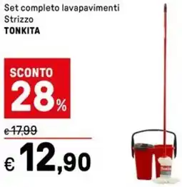 Iper La Grande Set completo lavapavimenti Strizzo TONKITA offerta