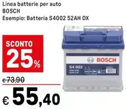 Iper La Grande Linea batterie per auto BOSCH offerta