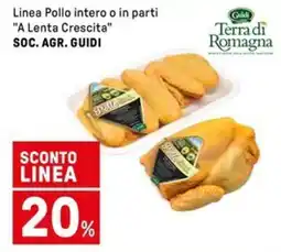 Iper La Grande Linea Pollo intero o in parti "A Lenta Crescita" SOC. AGR. GUIDI offerta