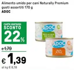 Iper La Grande Alimento umido per cani Naturally Premium ADOC offerta