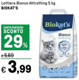 Iper La Grande Lettiera Bianco Attratting BIOKAT'S offerta