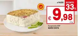 Iper La Grande Gorgonzola DOP MARIO COSTA offerta