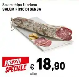 Iper La Grande Salame tipo Fabriano SALUMIFICIO DI GENGA offerta