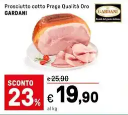 Iper La Grande Prosciutto cotto Praga Qualità Oro GARDANI offerta