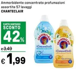 Iper La Grande Ammorbidente concentrato profumazioni assortite 57 lavaggi CHANTECLAIR offerta
