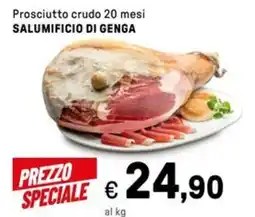 Iper La Grande Prosciutto crudo 20 mesi SALUMIFICIO DI GENGA offerta