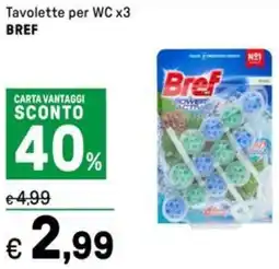Iper La Grande Tavolette per WC x 3 BREF offerta