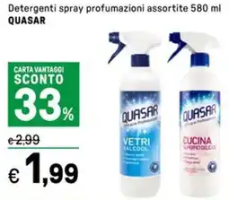 Iper La Grande Detergenti spray profumazioni assortite QUASAR offerta