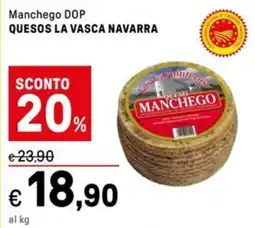 Iper La Grande Manchego DOP QUESOS LA VASCA NAVARRA offerta