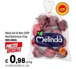 Iper La Grande Mela Val di Non DOP Red Delicious MELINDA offerta