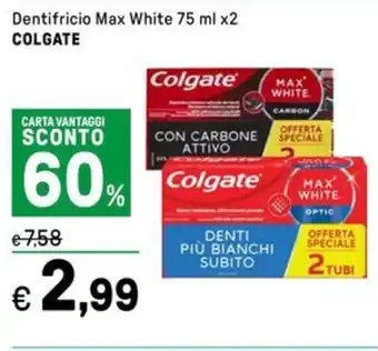 Iper La Grande Dentifricio Max White COLGATE offerta