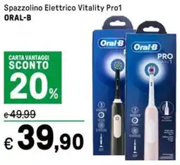 Iper La Grande Spazzolino Elettrico Vitality Pro1 ORAL-B offerta