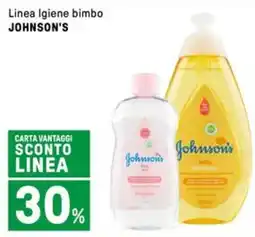 Iper La Grande Linea Igiene bimbo JOHNSON'S offerta