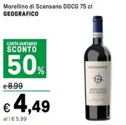 Iper La Grande Morellino di Scansano DOCG GEOGRAFICO offerta