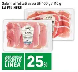 Iper La Grande Salumi affettati LA FELINESE offerta