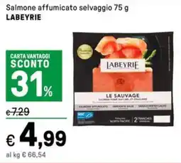 Iper La Grande Salmone affumicato selvaggio LABEYRIE offerta