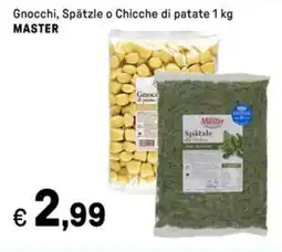 Iper La Grande Gnocchi, Spätzle o Chicche di patate MASTER offerta