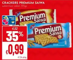 Pan Crackers premium SAIWA offerta