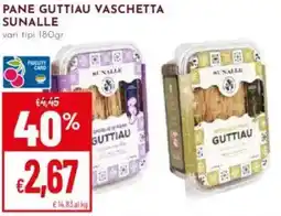 Pan Pane guttiau vaschetta SUNALLE offerta