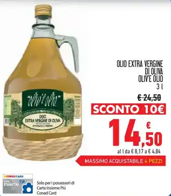 Olio extra vergine di oliva OLIV'E OLIO