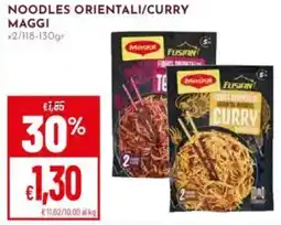 Pan Noodles orientali/curry MAGGI x2 offerta