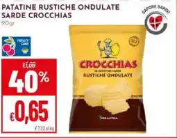 Pan Patatine rustiche ondulate sarde CROCCHIAS offerta