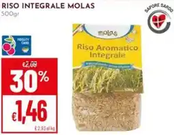 Pan Riso integrale MOLAS offerta