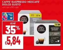 Pan Caffe' easpresso nescafe' dolce gusto offerta