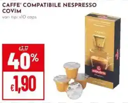 Pan Caffe' compatibile nespresso COVIM offerta