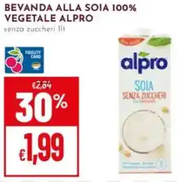 Pan Bevanda alla soia 100% vegetale ALPRO offerta