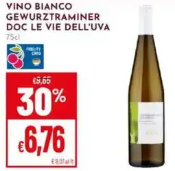 Pan Vino bianco gewurztraminer DOC LE VIE DELL'UVA offerta