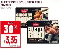 Pan Alette pollo/chicken pops FINDUS offerta
