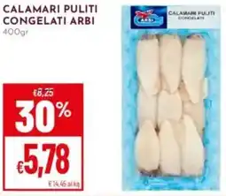 Pan Calamari puliti congelati ARBI offerta