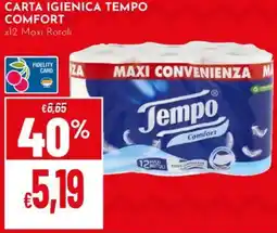 Pan Carta igienica tempo comfort offerta
