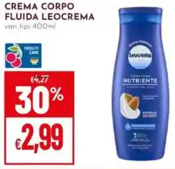 Pan Crema corpo fluida LEOCREMA offerta