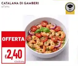 Pan Catalana di gamberi offerta
