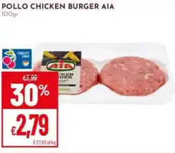 Pan Pollo chicken burger AIA offerta