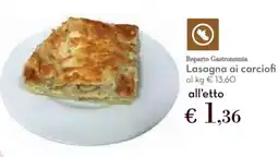 Conad Lasagna ai carciofi offerta