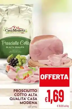Pan Prosciutto cotto alta qualita' CASA MODENA offerta