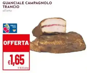 Pan Guanciale campagnolo TRANCIO offerta